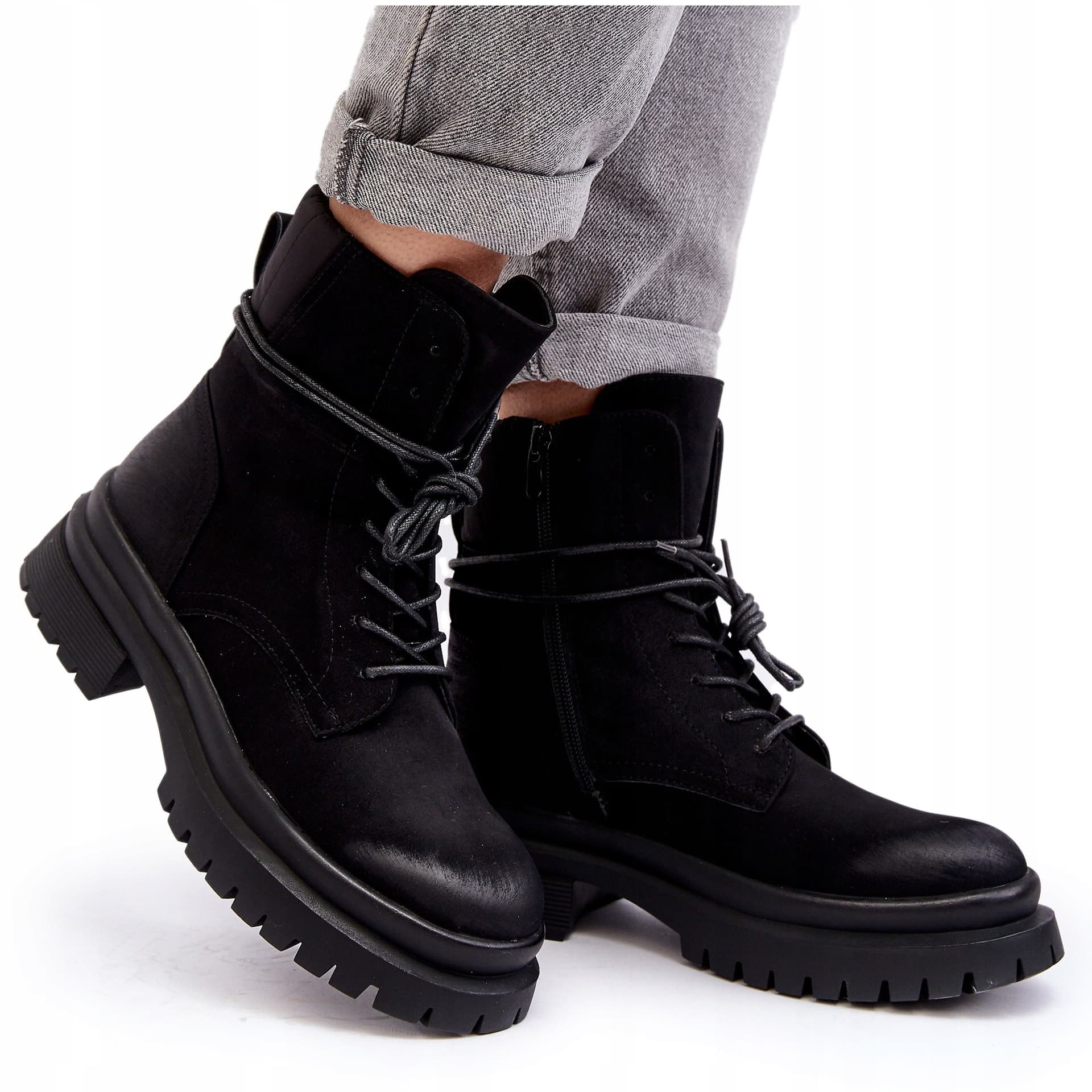 Buty damskie TH URBAN LACE UP czarne 37
