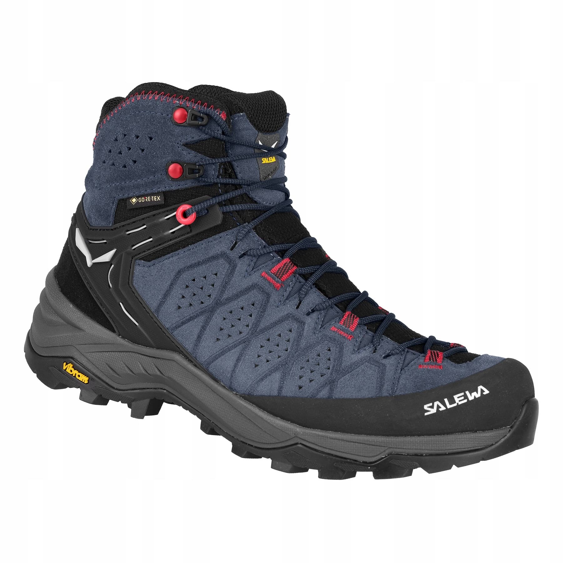 Buty trekkingowe damskie Salewa Alp Trainer 2 Mid GTX - java blue/fluo coral, rozmiar UK 7 (40,5)