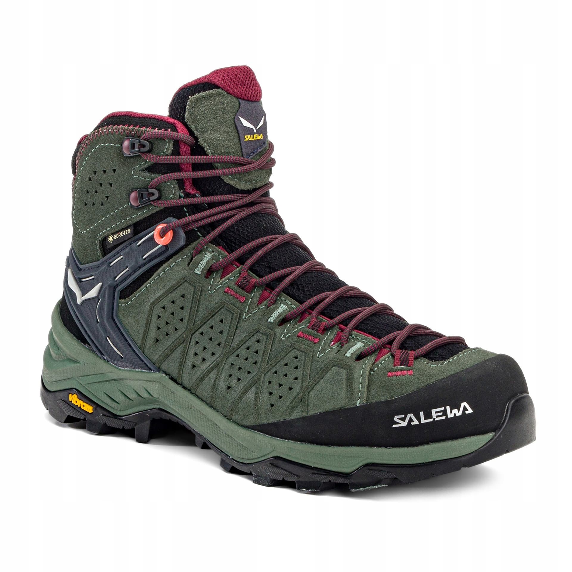 Buty trekkingowe Salewa Alp Trainer 2 Mid GTX - orzech/pomarańcz, rozmiar UK 8 (42)
