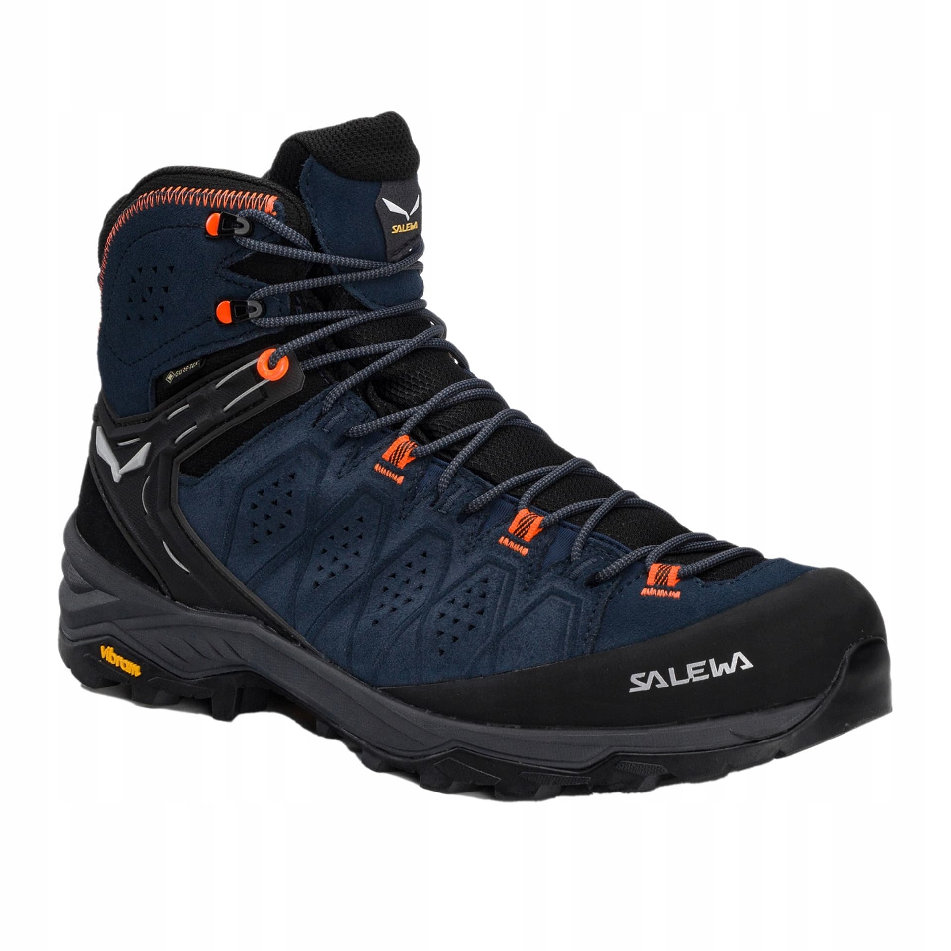 Buty trekkingowe Salewa Alp Trainer 2 Mid GTX - Dark Denim/Fluo Orange