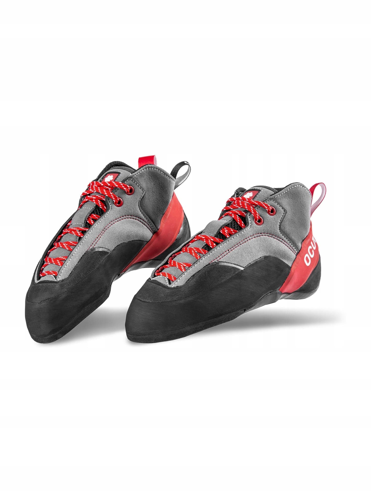 Buty wspinaczkowe Ocun Jett Crack - szaro-czerwone