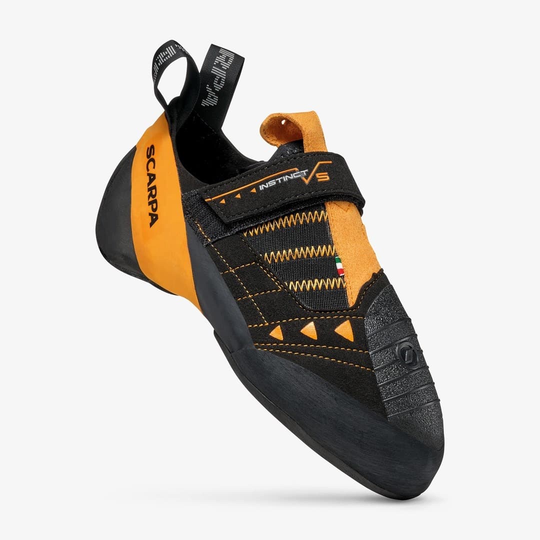Buty wspinaczkowe Scarpa Instinct VS czarno-pomarańczowe rozmiar 38,5