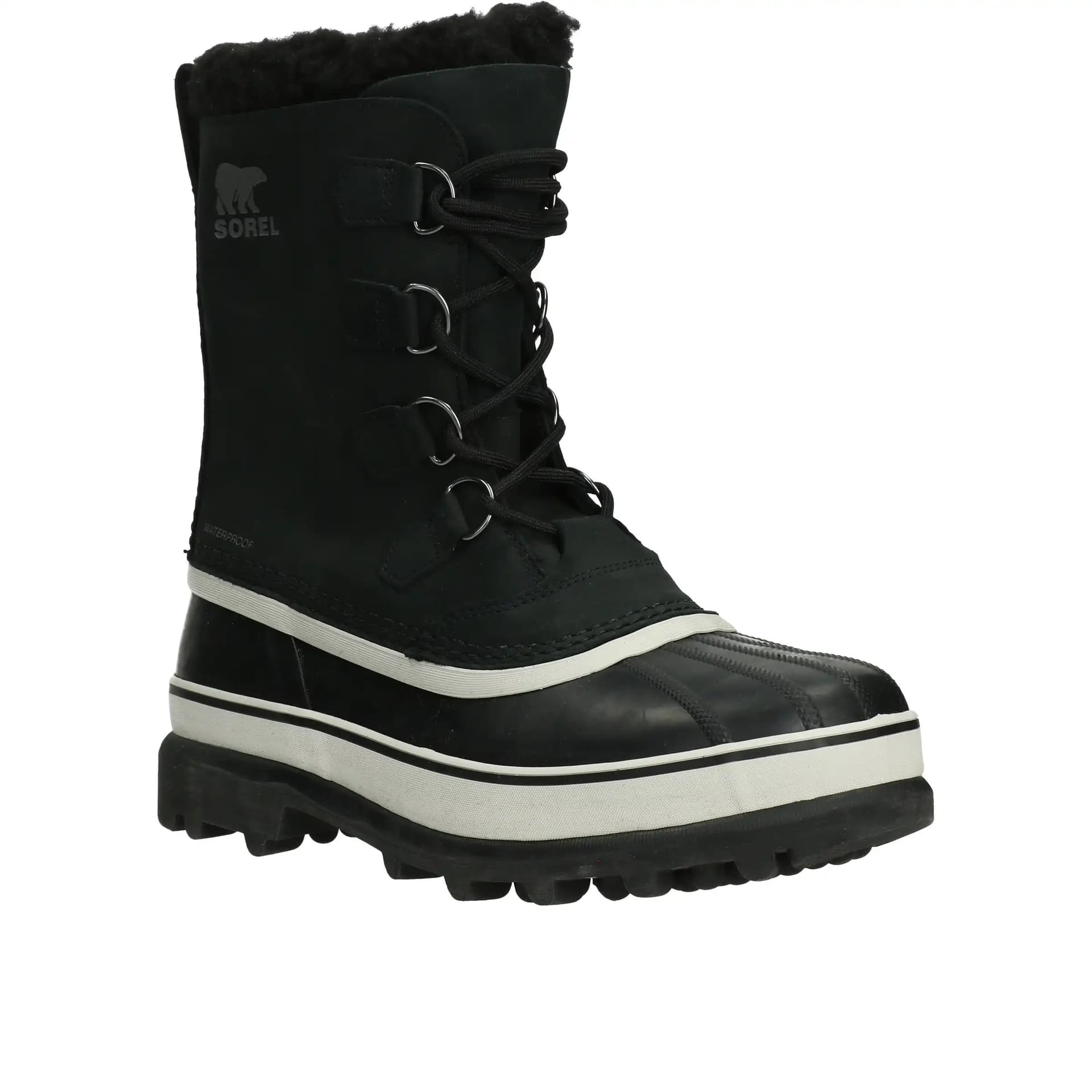 Buty zimowe Sorel Caribou WP - black/dark stone