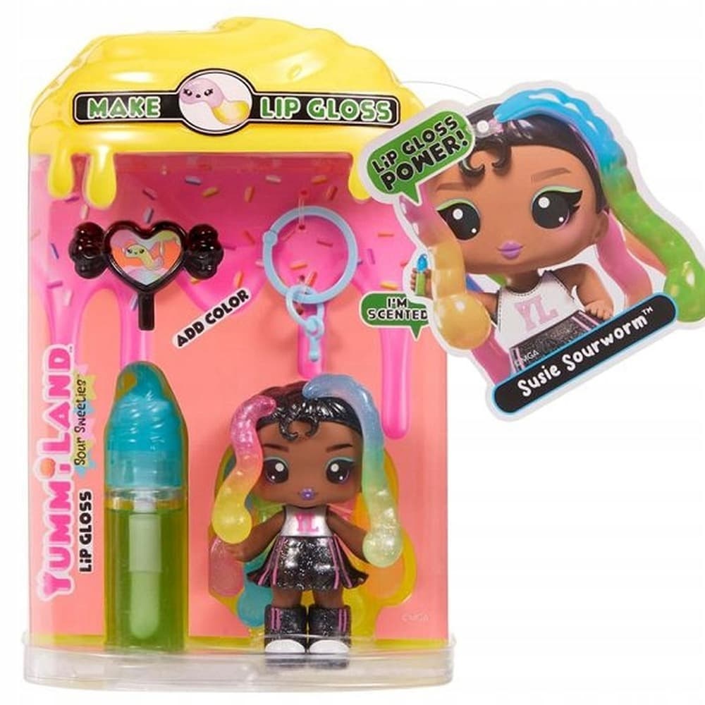 Yummiland Lip Gloss Doll Sour Sweeties - Sasha Sourworms