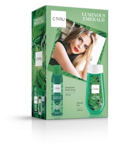 C-THRU Luminous zestaw upominkowy woda toaletowa 50 ml + żel pod prysznic 250 ml