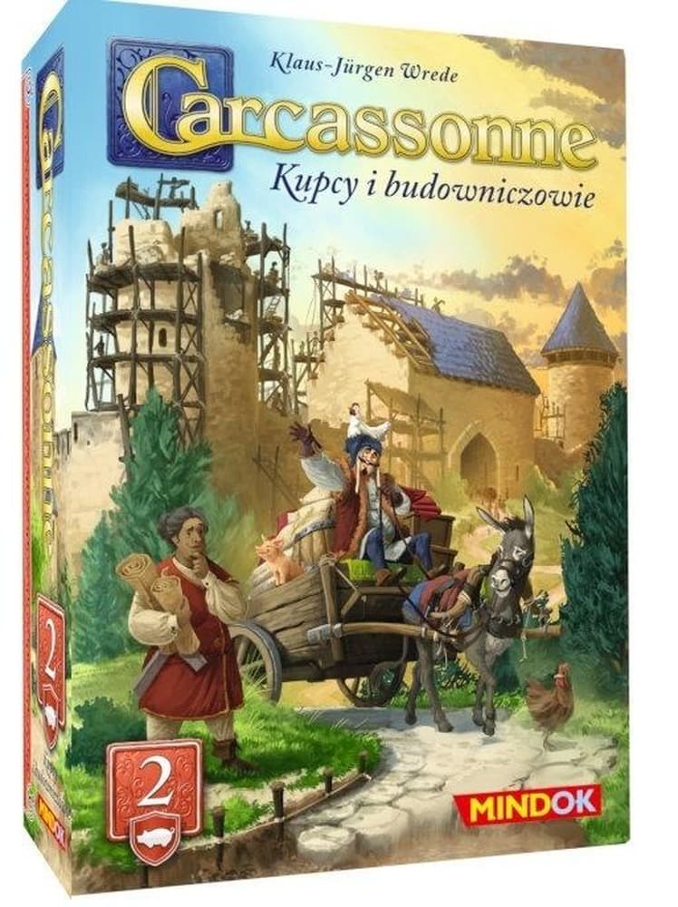 Carcassonne 2 Kupcy i Budowniczowie Edycja 3 Gra Planszowa