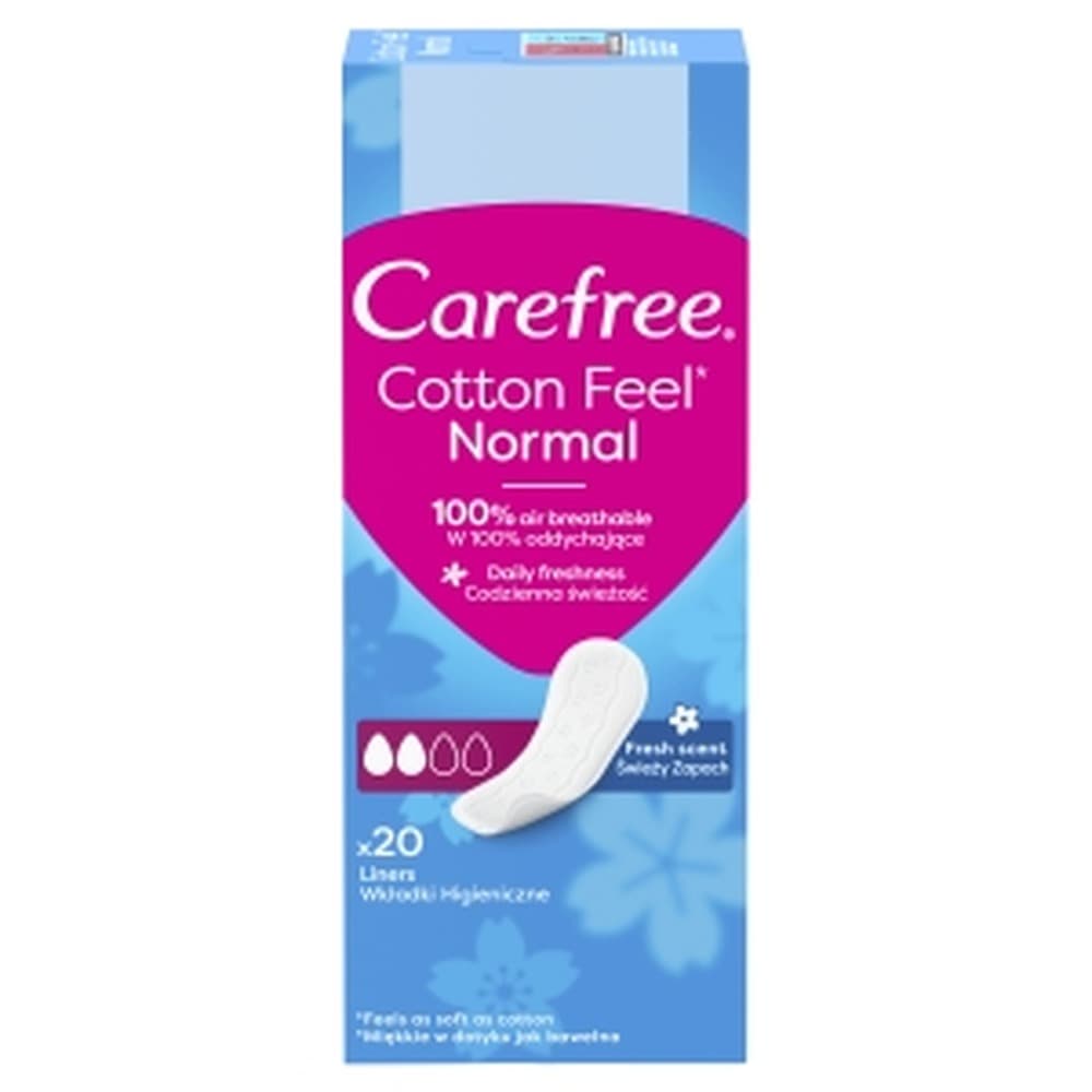 CAREFREE Wkładki Higieniczne Cott A20 Fresh