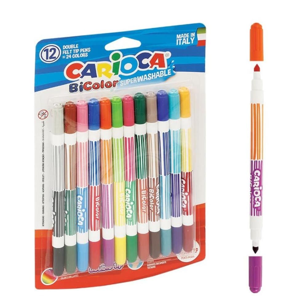 Carioca Pisaki BiColor Dwustronne 24 kolory