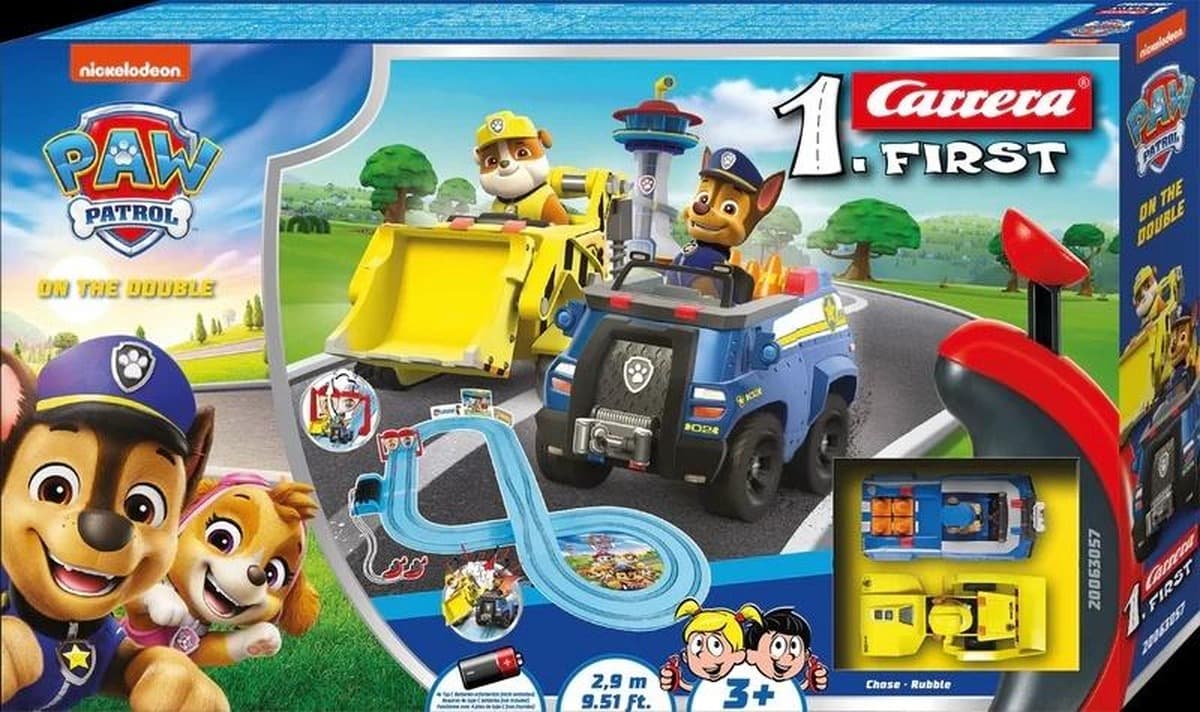 Carrera Tor Wyścigowy First PAW Patrol On the Double 2,9 m