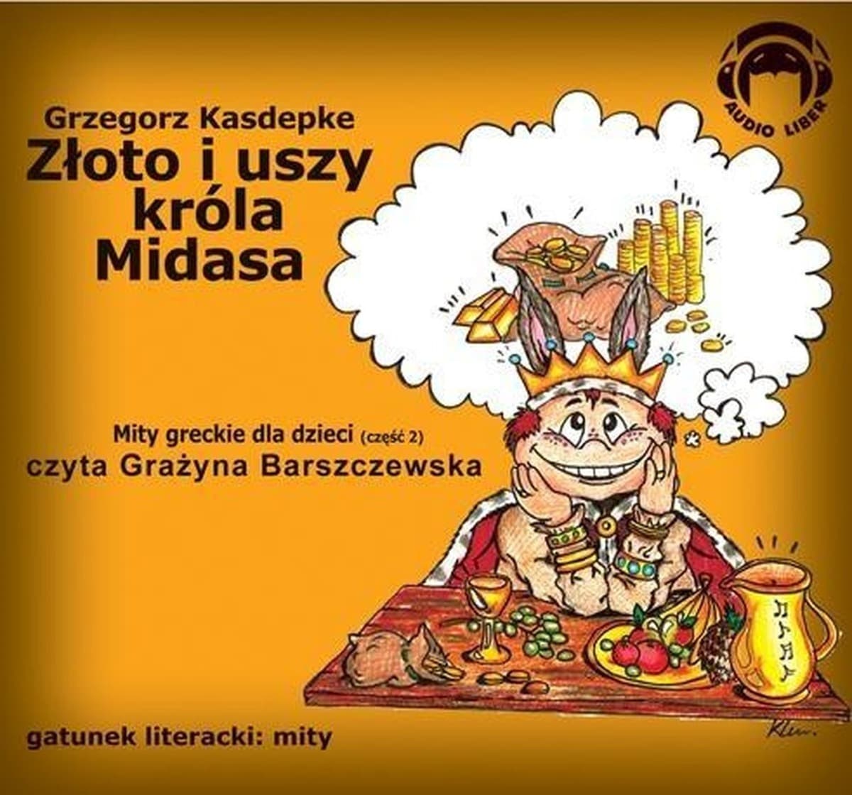CD MP3 Mity greckie dla dzieci. Złoto i uszy króla Midasa Część 2