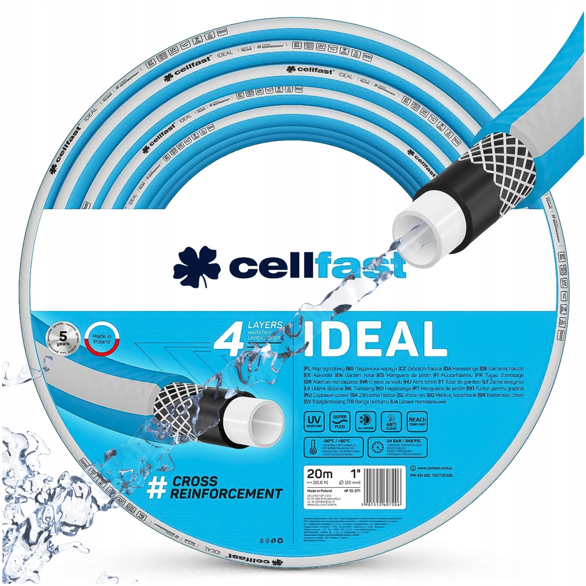 CELLFAST WĄŻ OGRODNICZY IDEAL 1" 20m