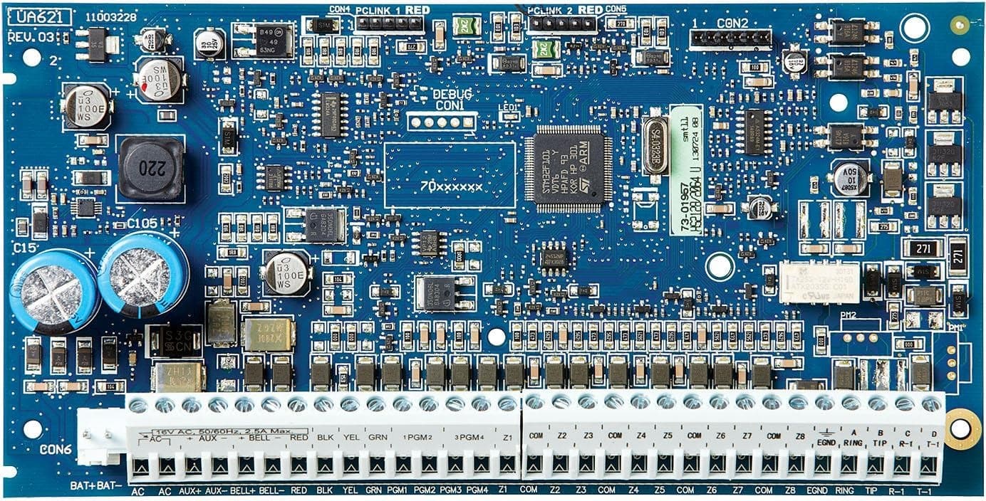Centrala alarmowa DSC HS2064PCBE EN bez instrukcji