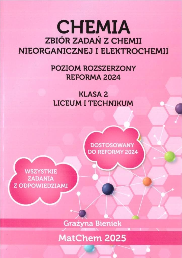 Chemia Zbiór zadań dla 2 LO i technikum poziom rozszerzony