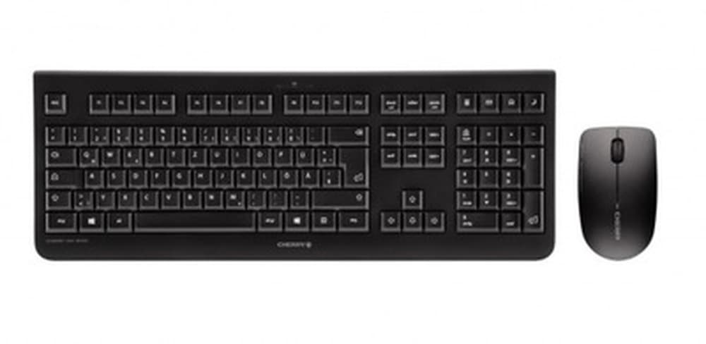 Klawiatura CHERRY Stream Desktop z Myszka Bezprzewodowa QWERTZ Niemiecka