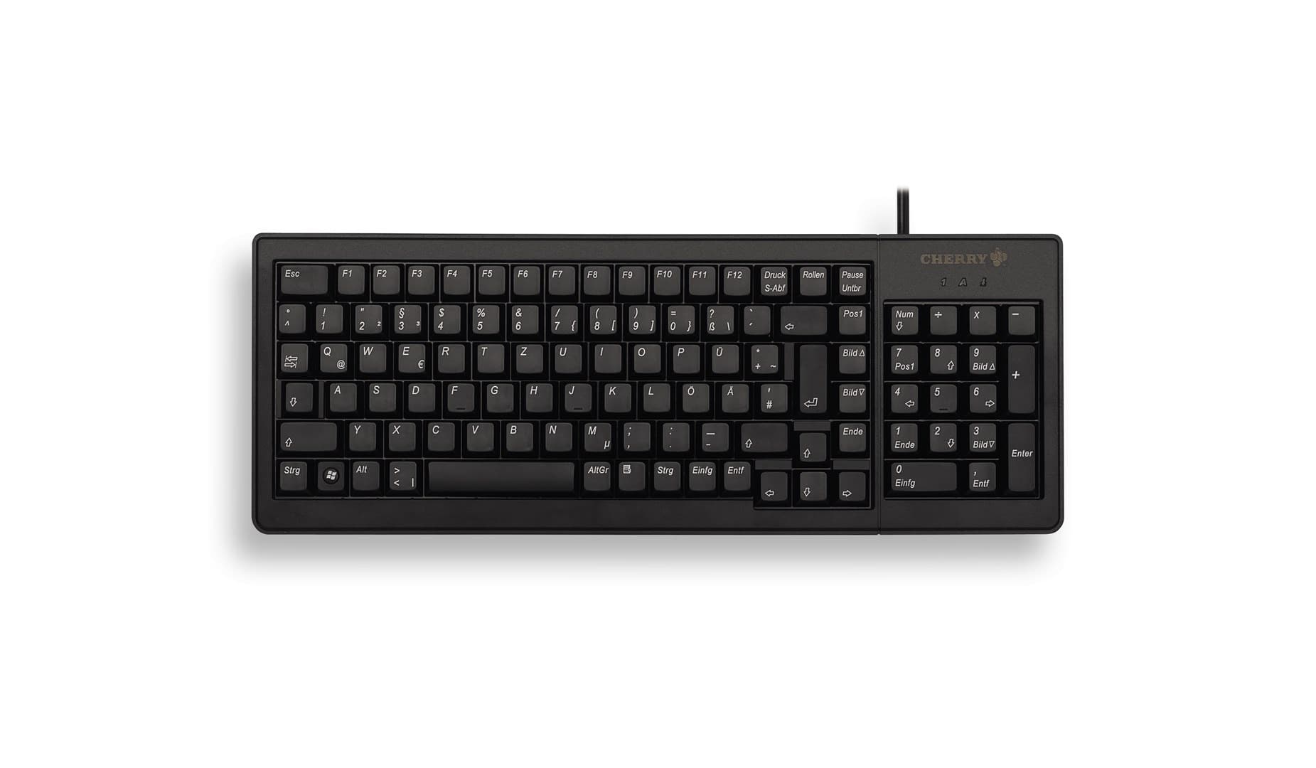 CHERRY XS Complete G84-5200 Klawiatura Biurowa USB QWERTY US English Czarna