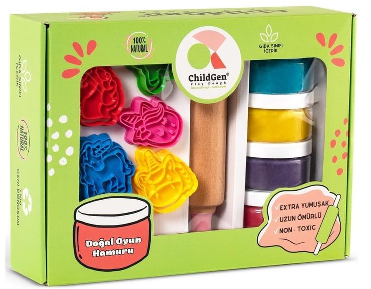 ChildGen Ciastolina naturalna Jednorożec - zestaw kreatywny