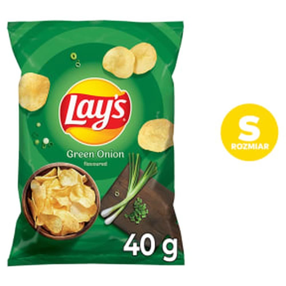 Lays Zielona Cebulka 40g Paski