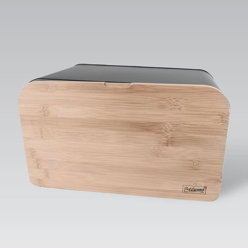 Chlebak Maestro stalowy czarny MR-1770