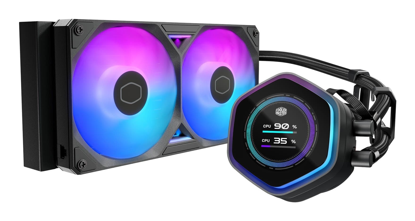 Chłodzenie Cooler Master MasterLiquid 240 Atmos II LCD