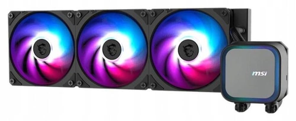 Chłodzenie wodne procesora MSI MAG CoreLiquid A13 Black 360 mm