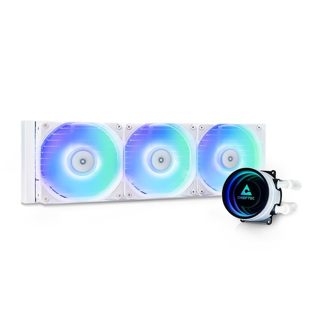 Chłodzenie wodne procesora 360 RGB Białe