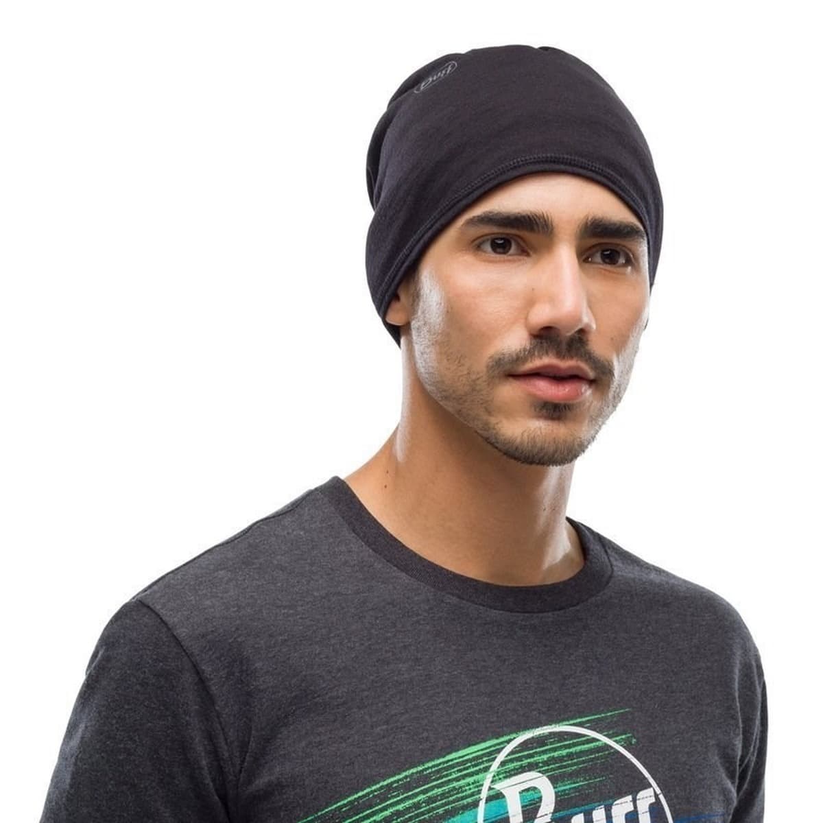 Chusta termoaktywna Lightweight Merino Wool czarna rozmiar M
