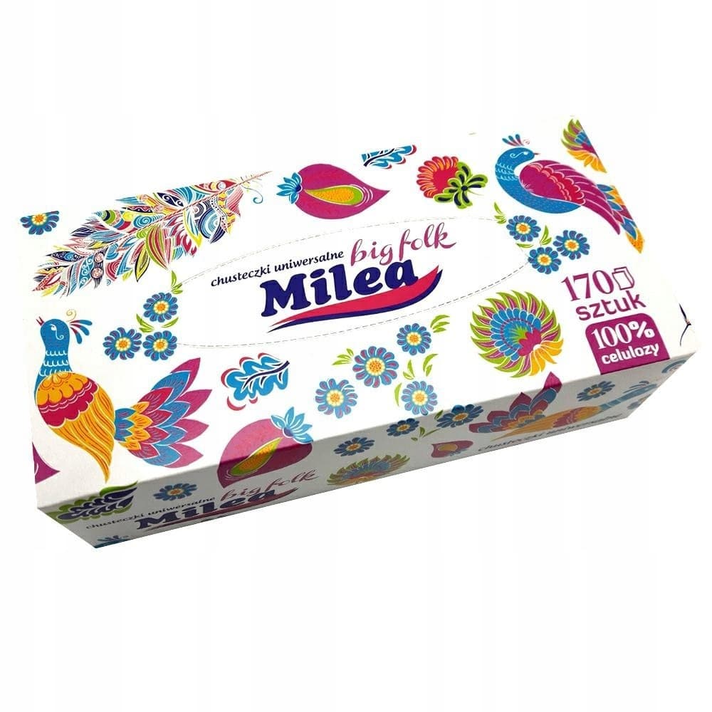 Chusteczki higieniczne Milea Big Folk 170 sztuk w pudełku