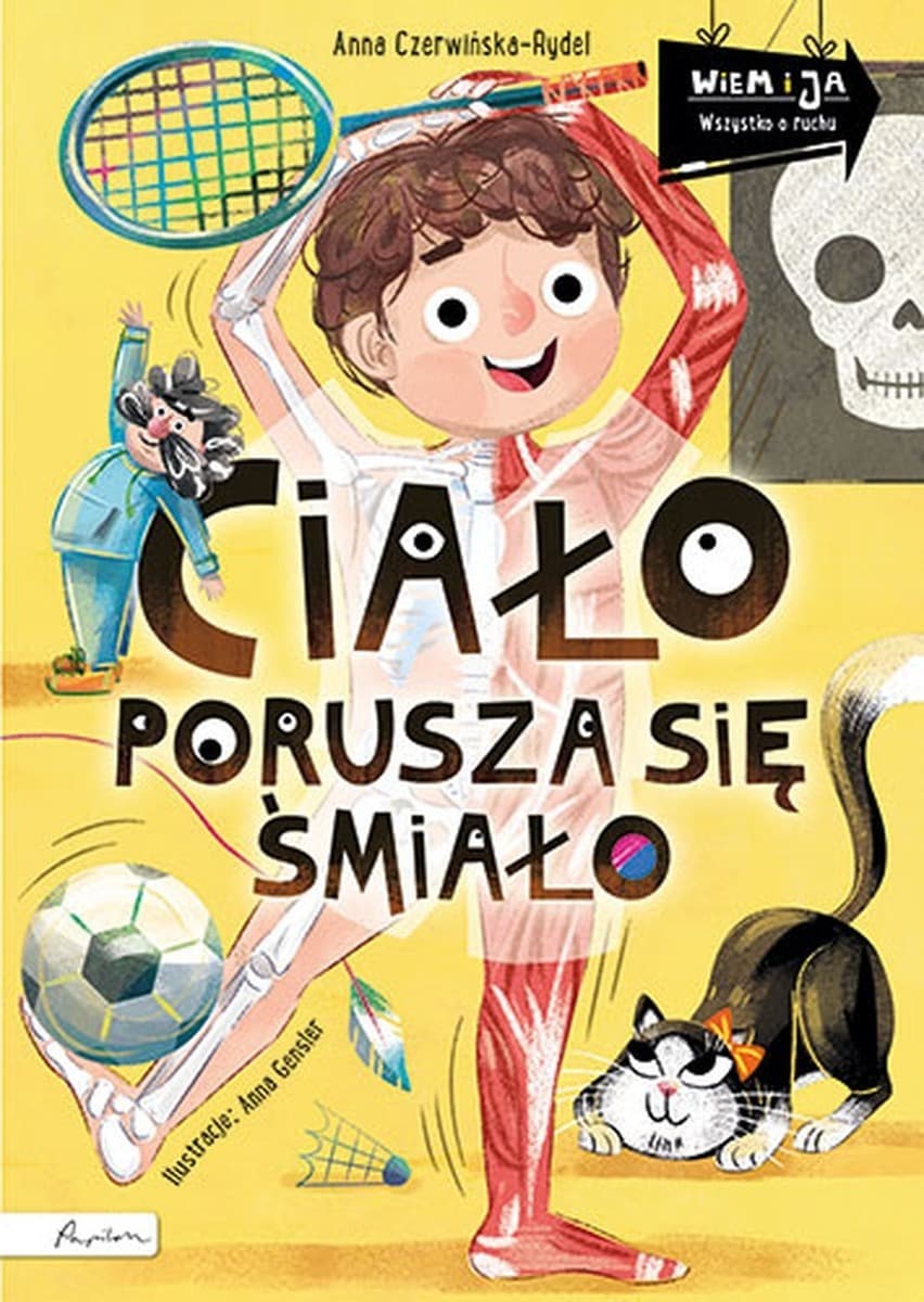 Ciało porusza się śmiało - książka dla dzieci