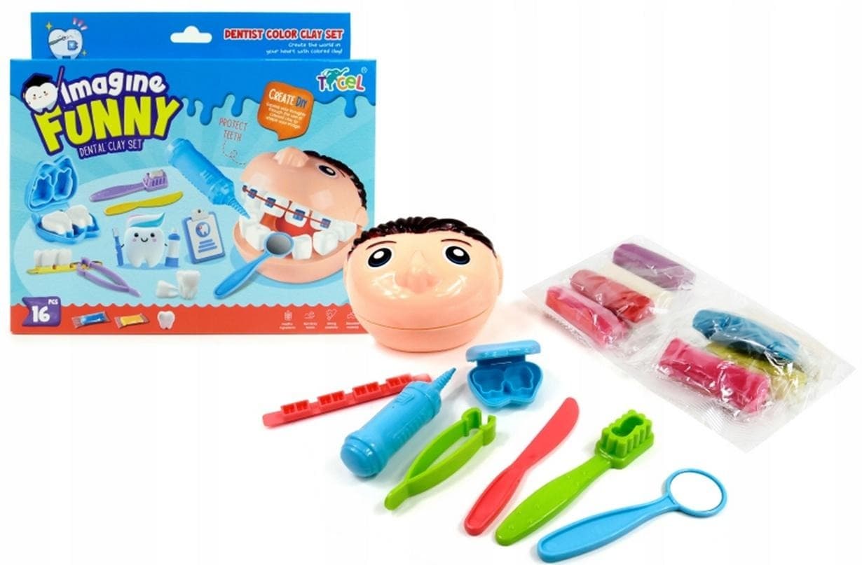Ciastolina dentystyczna zestaw do zabawy dla dzieci