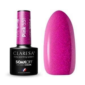 Claresa Paznokcie/Lakier Hybrydowy Pink 551