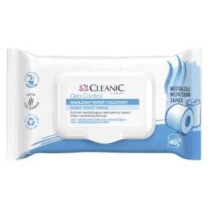 Papier toaletowy nawilżany Cleanic 99.9% waty 50 arkuszy A40