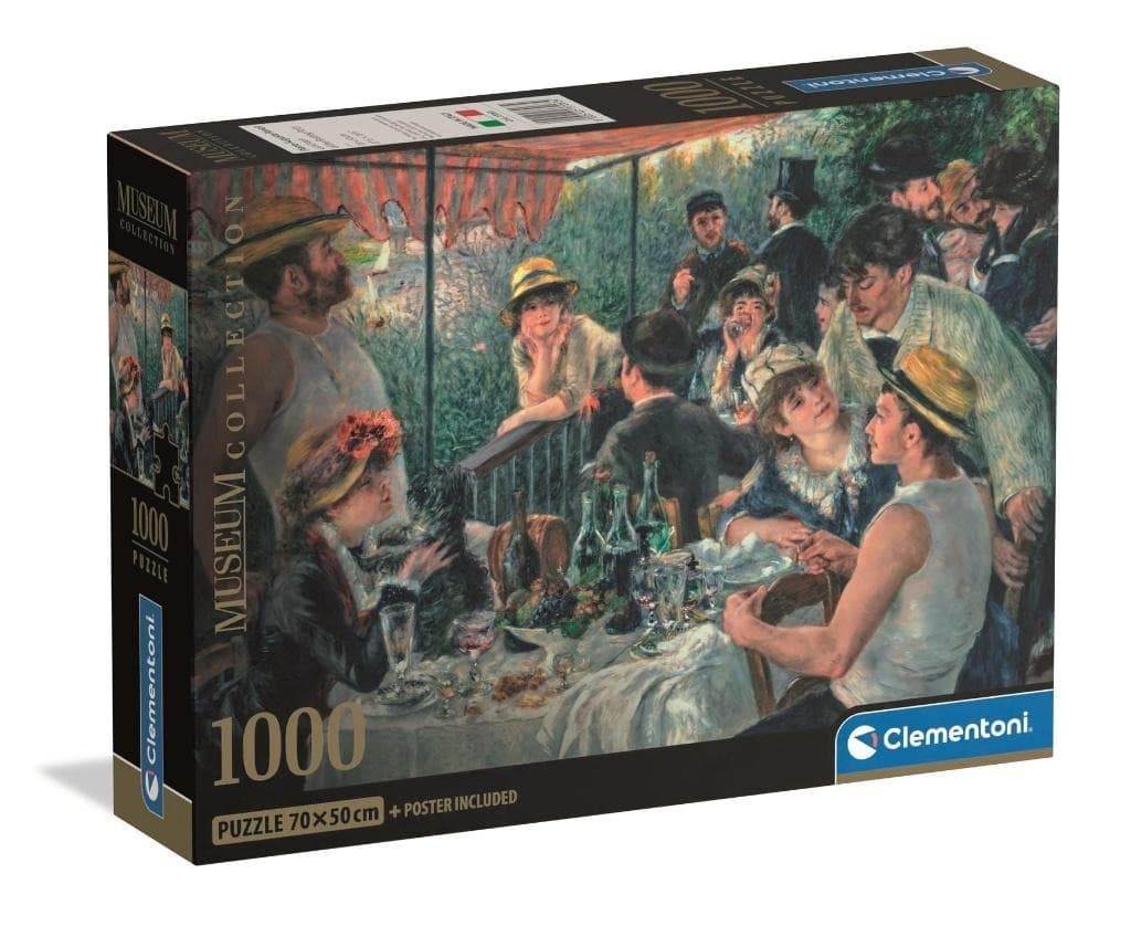 Clementoni Puzzle 1000 elementów Renoir Kompaktowe i Ekologiczne