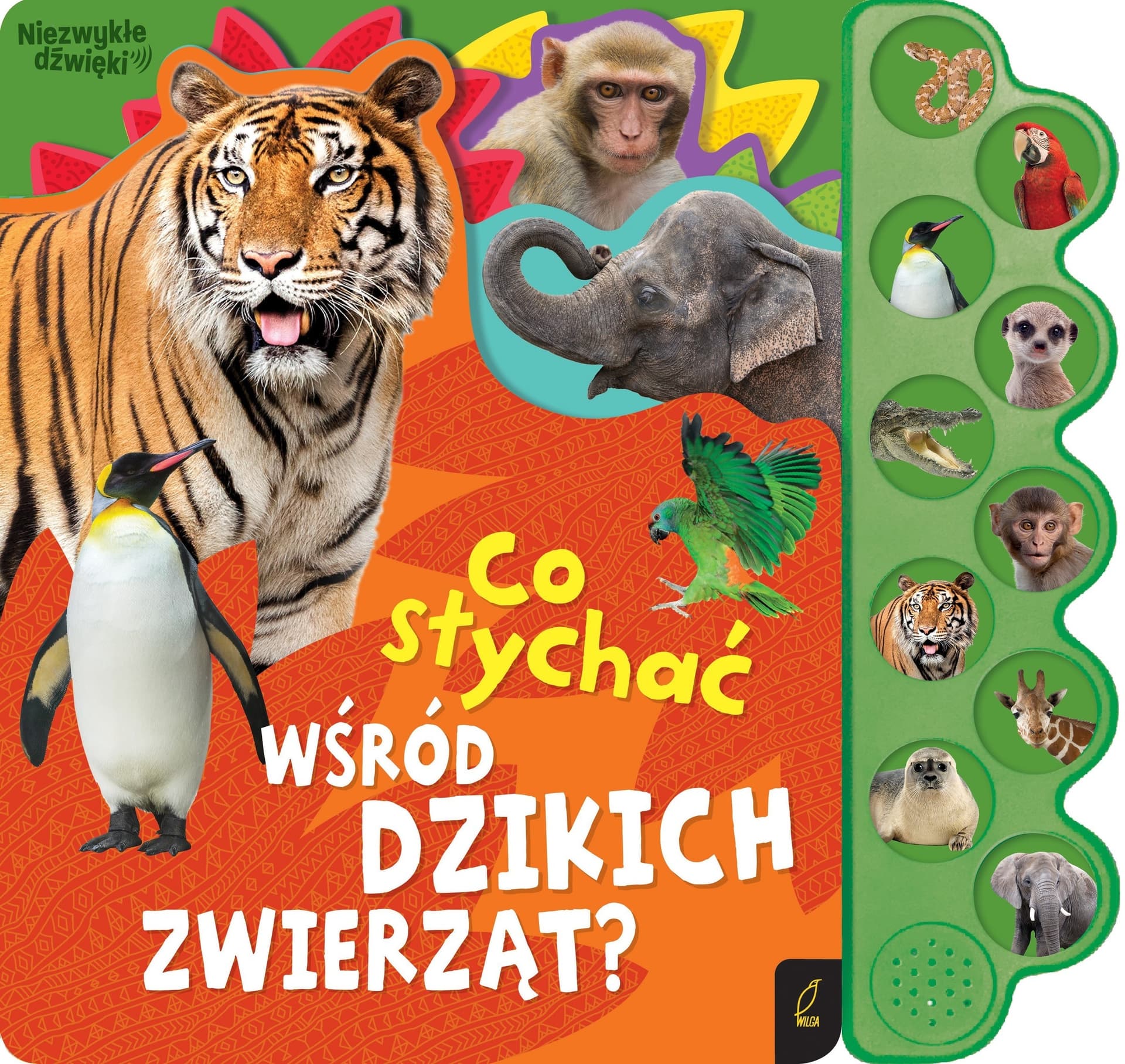 Co słychać wśród dzikich zwierząt? - Książka dla dzieci