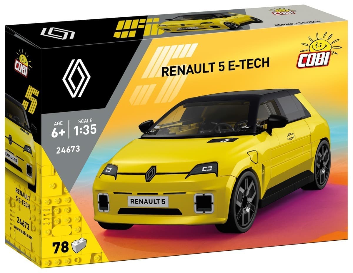 COBI klocki Renault 5 E-Tech Yellow COBI-24673