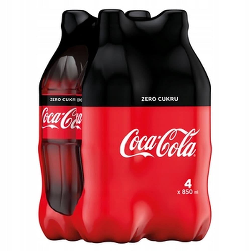 Coca-Cola Zero 4 x 850 ml - Kaucja