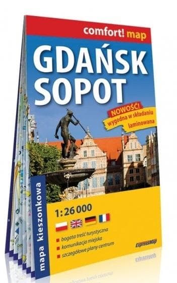 Gdańsk Sopot plan miasta mini 1:26 000 2023