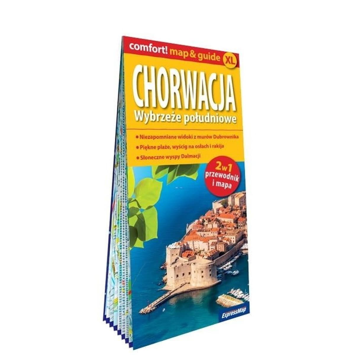 Comfort!map map&guide XL Chorwacja przewodnik i mapa 2w1