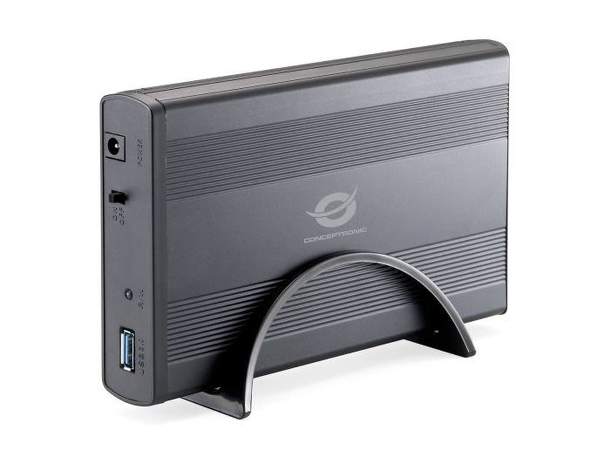 Conceptronic CHD3DUSB3 Obudowa na dysk twardy 3.5" HDD Grafitowa