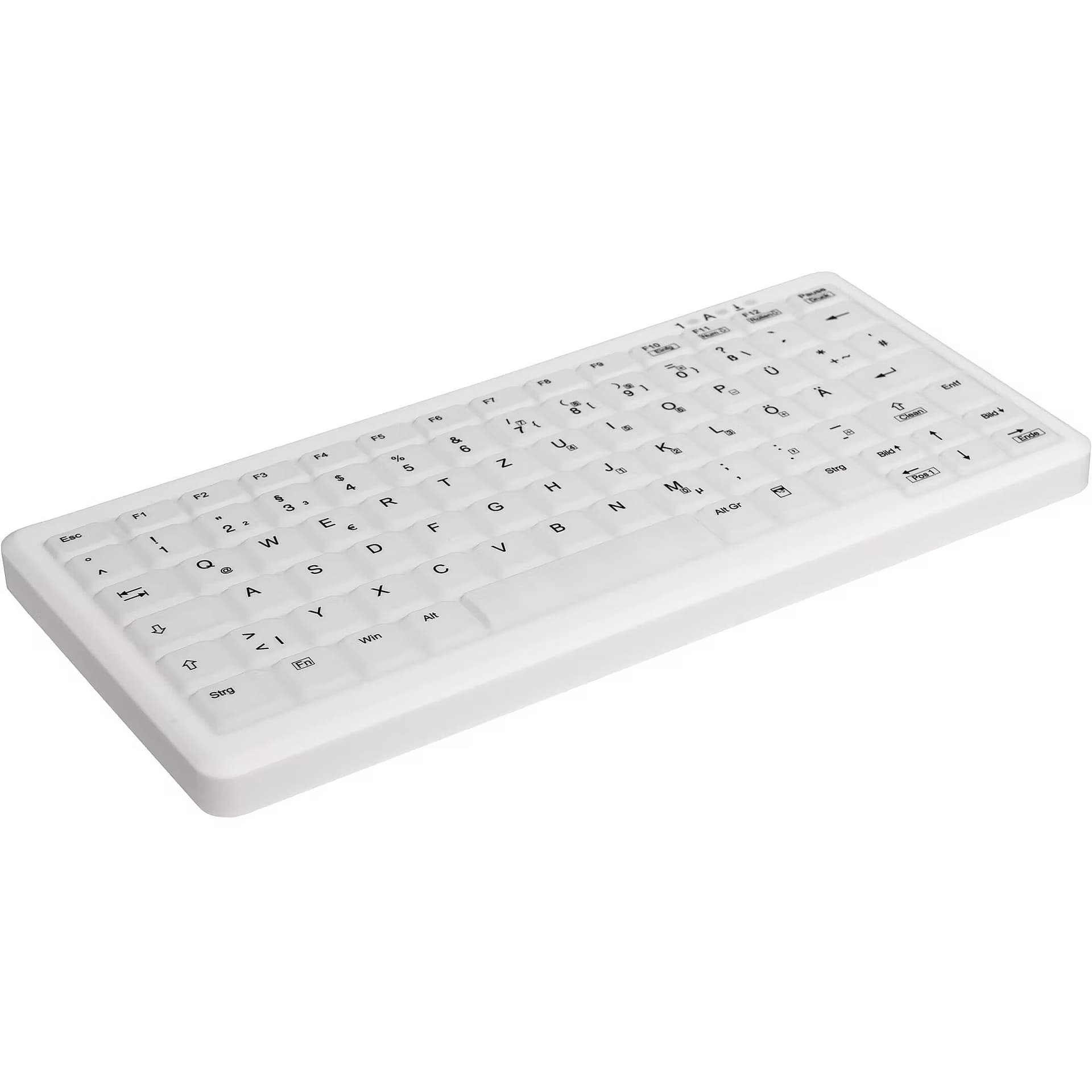 Contour Design Active Key AK-C4110 klawiatura Medyczna RF Wireless QWERTZ Niemiecki Biały
