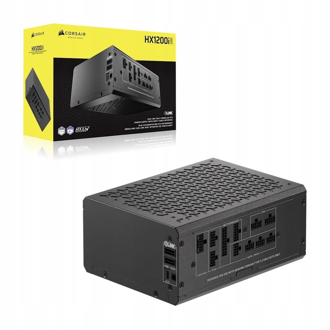 Corsair iCUE LINK HX1200i SHIFT 1200W ATX Modułowy Zasilacz