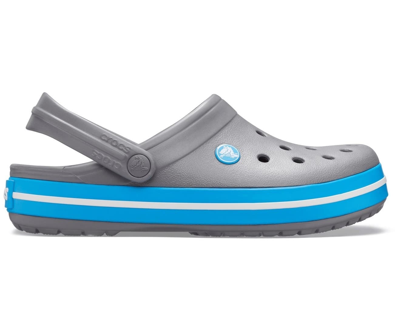 Crocs Crocband Chodaki Unisex Sandały Klapki Granatowy Szary Biały