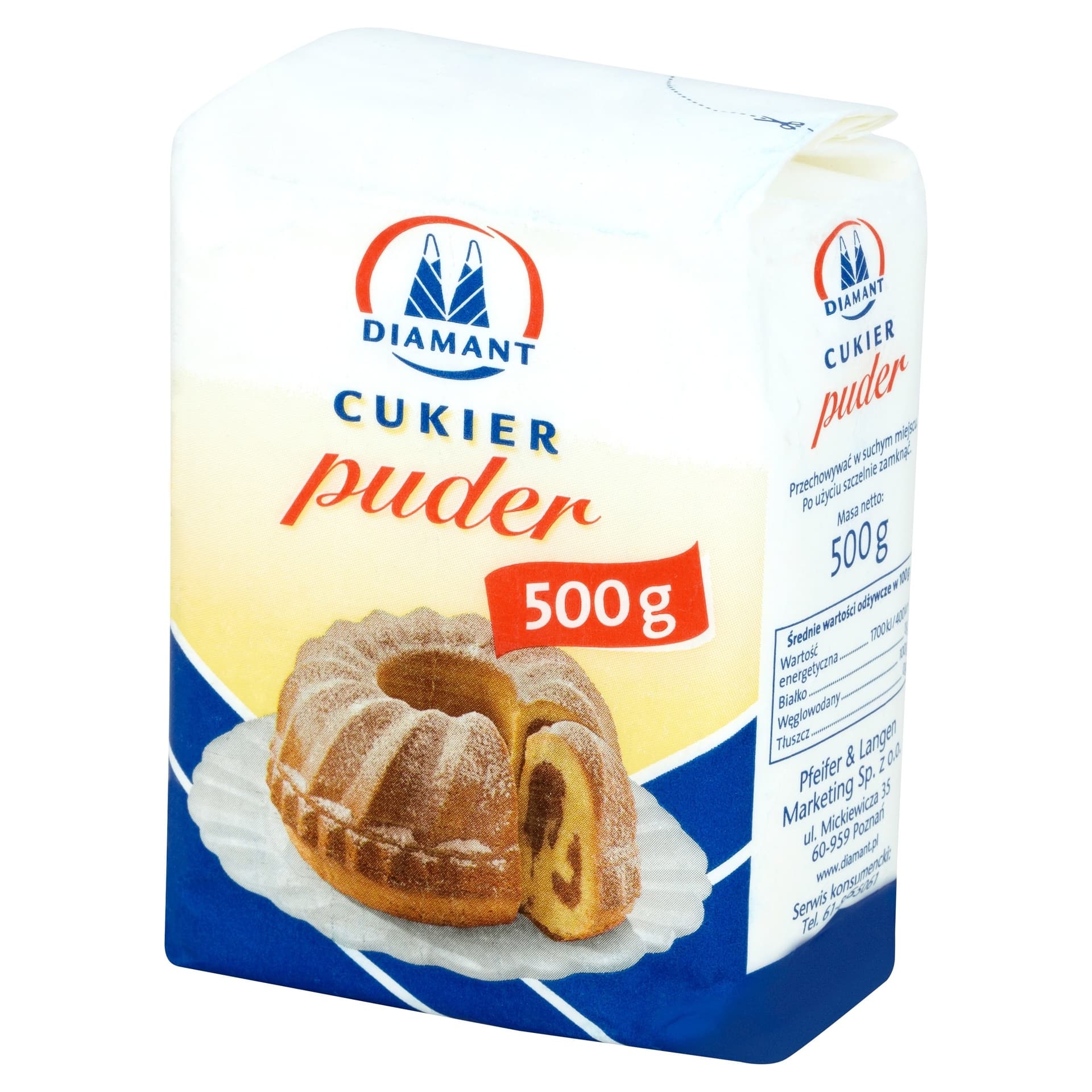 Diamant cukier puder 500g