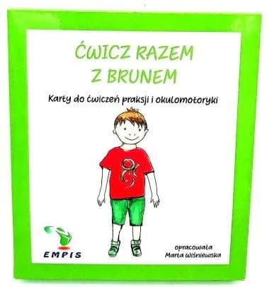 Karty do ćwiczeń sensorycznych z Brunem - Marta Wiśniewska