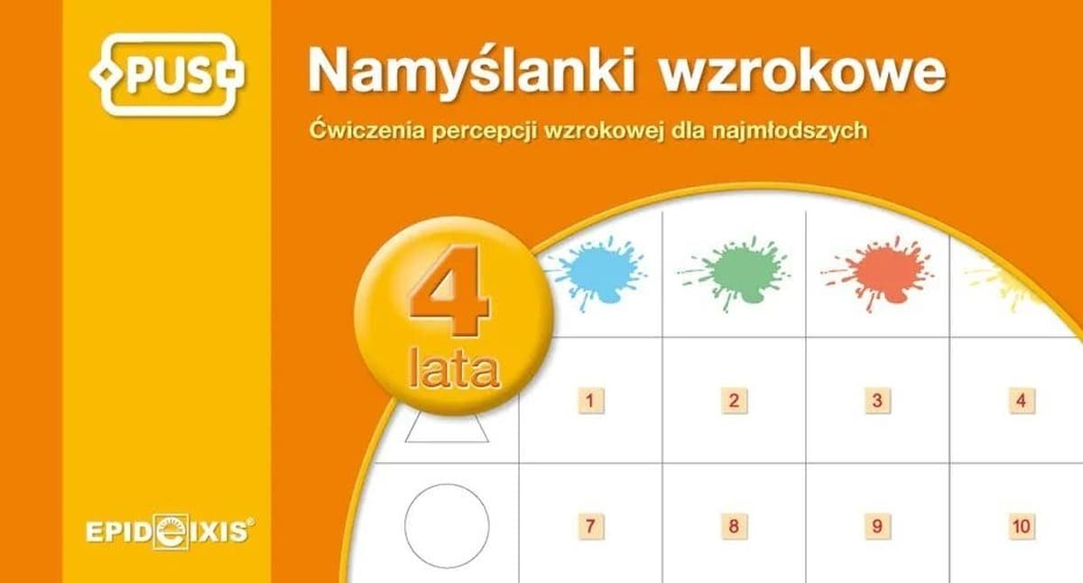 Ćwiczenia dla dzieci Czterolatki - Namyślanki wzrokowe, percepcja wzrokowa