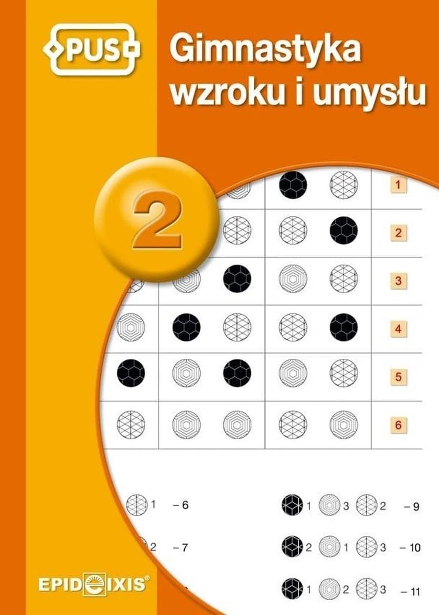 Ćwiczenia dla dzieci Gimnastyka Wzroku 2 - Rozwijanie percepcji wzrokowej i logicznego myślenia