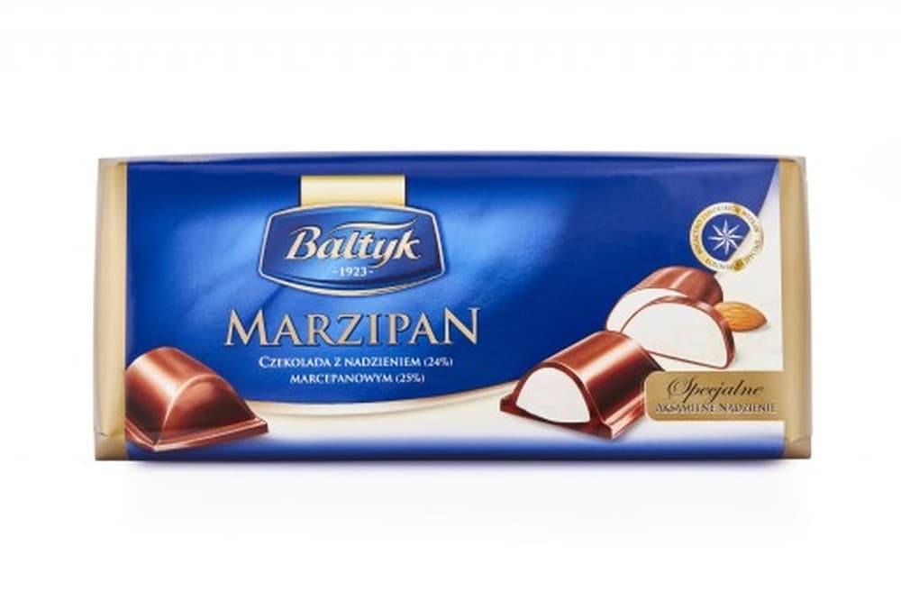 Bałtyk czekolada z nadzieniem Marzipanowym 151g
