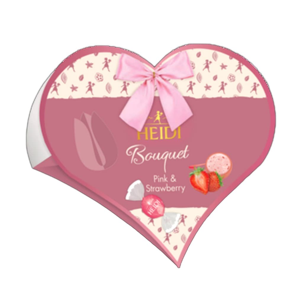 Heidi Bouquet Strawberry Heart 100g