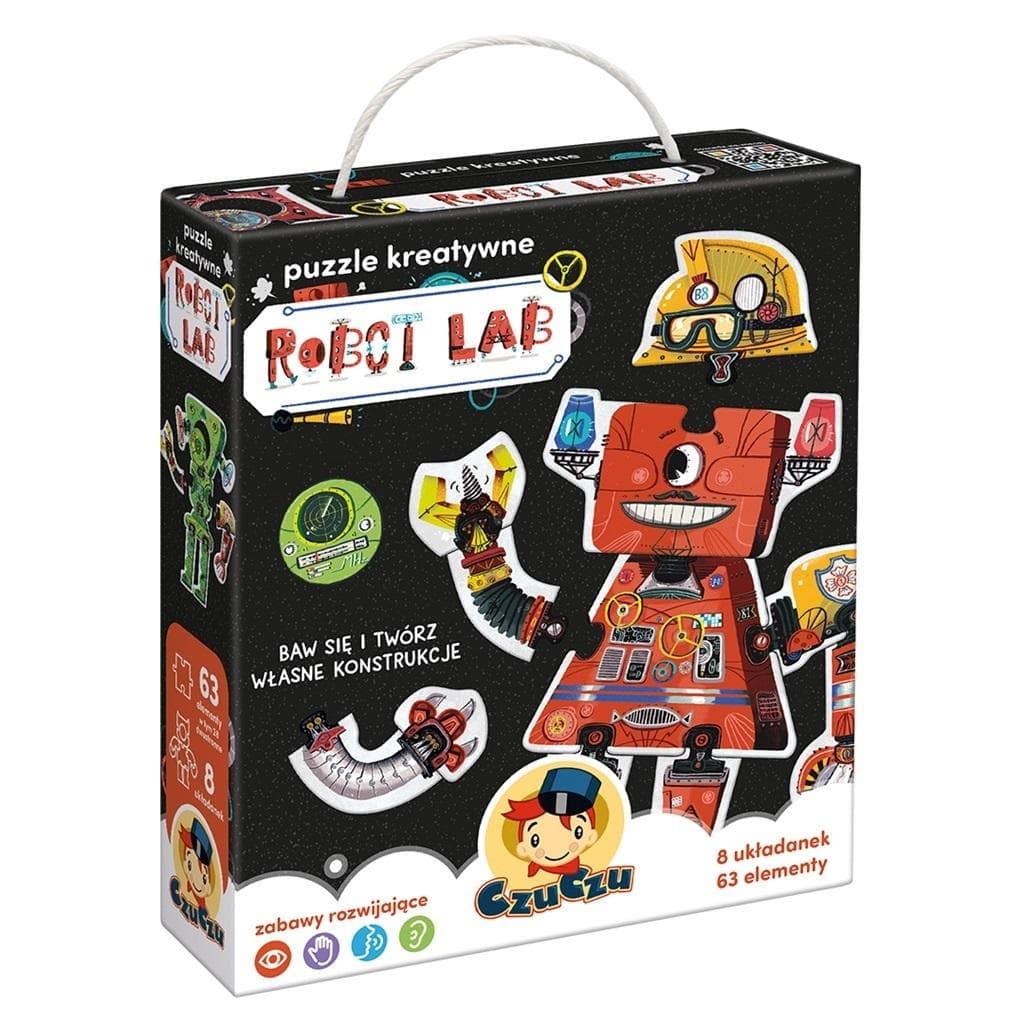Puzzle 63 elementy Robot Lab CzuCzu Puzzlove
