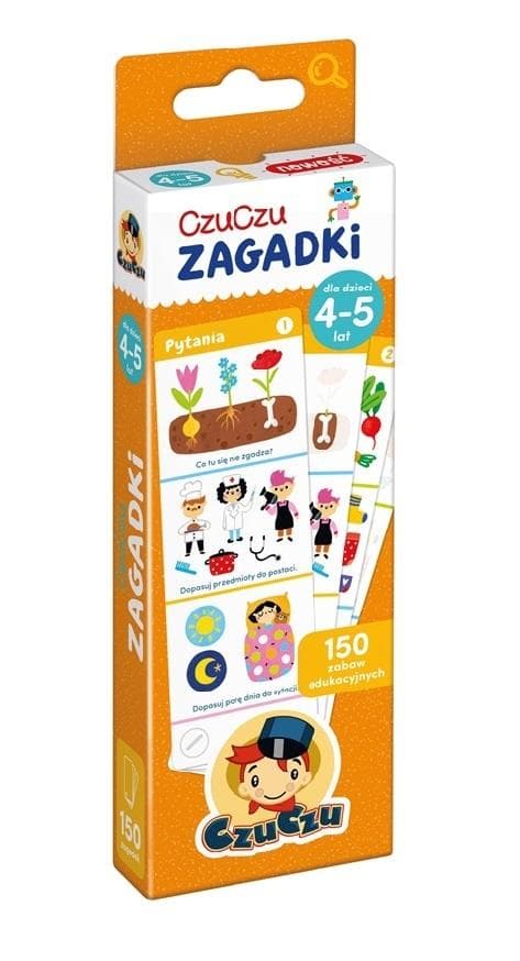 Zagadki obrazkowe dla dzieci 4-5 lat CzuCzu
