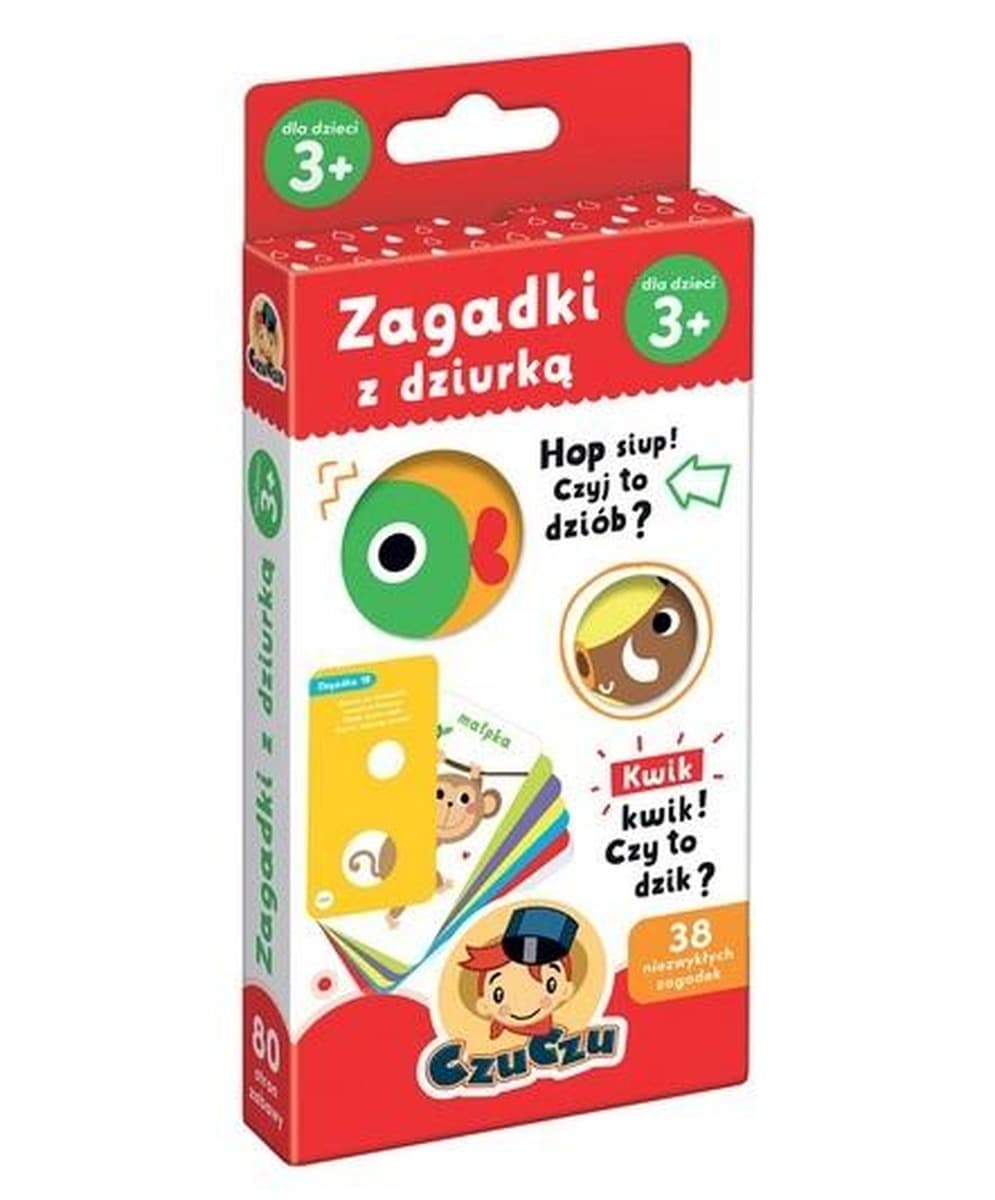 CzuCzu Zagadki z Dziurką dla dzieci 3+
